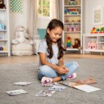 Daugkartiniai safario gyvūnų lipdukai