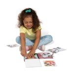 Daugkartinių lipdukų kelioninis rinkinys „Ferma“