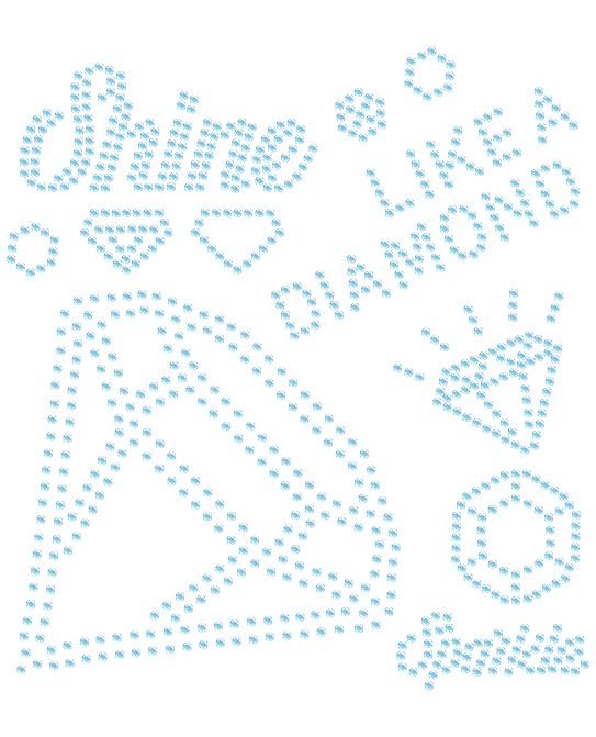 Dekoratyvinės užlyginamos aplikacijos su cirkoniais