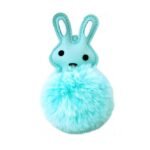 Dekoratyvinis zuikio pakabukas su pomponu