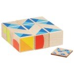 Didelė kubelių dėlionė