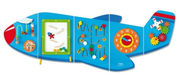 Didelė lavinamoji sieninė lenta „Lėktuvas“