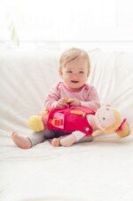 Didelė lėlė su sensoriniais užsegimais