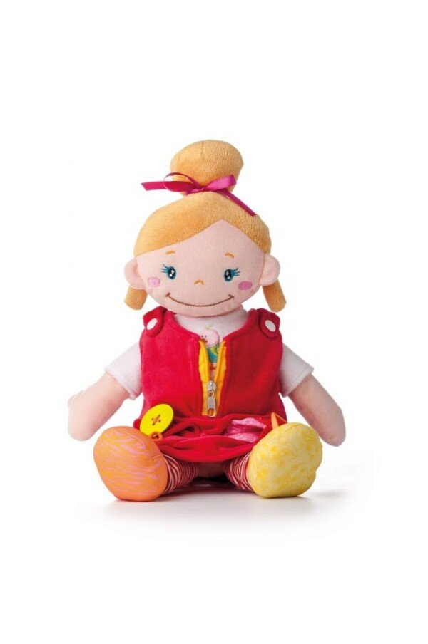 Didelė lėlė su sensoriniais užsegimais