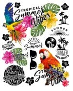 Didelis atostogų termopridų lapas