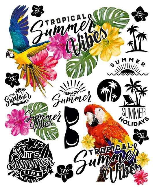 Didelis atostogų termopridų lapas