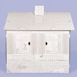 Didelis kartoninio namelio rinkinys