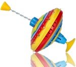 Didelis vaivorykštinis metalinis stabilus vilkelis