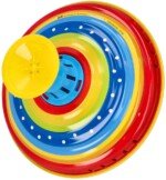 Didelis vaivorykštinis metalinis stabilus vilkelis