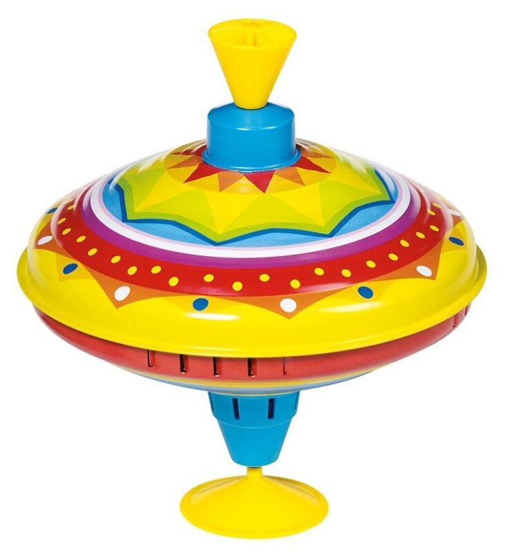 Didelis vaivorykštinis metalinis stabilus vilkelis