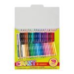 Dvipusiai pieštukai Crazy, 24 vnt. (48 spalvos)