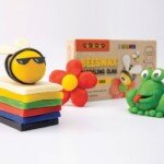 Ekologiška modelino masė su bičių vašku, 6 spalvos