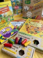 Ekologiškos bičių vaško kreidelės jauniesiems – 6 vnt.
