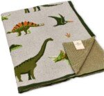 Ekologiškos medvilnės antklodė su dinozaurais