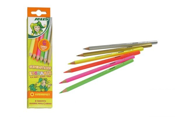 Extramix neoniniai ir metaliniai pieštukai