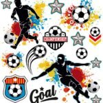 Futbolo termoaplikacijų lapas