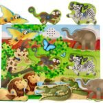 Garsinė dėlionė Zoologijos sodo gyvūnai