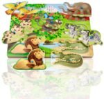 Garsinė dėlionė Zoologijos sodo gyvūnai