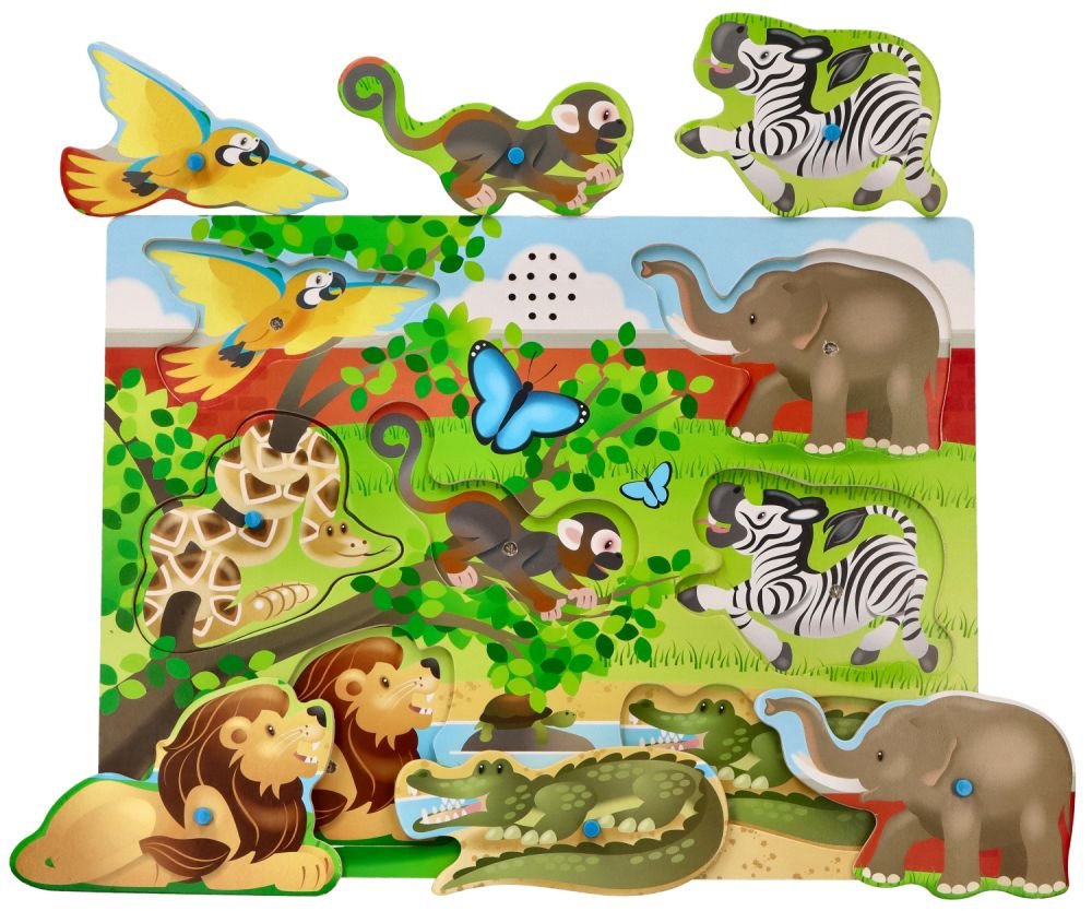 Garsinė dėlionė Zoologijos sodo gyvūnai Garsinė dėlionė Zoologijos sodo gyvūnai