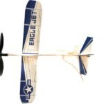 Guminės pavaros surenkamas lėktuvas „Eagle Jet“