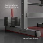 Multifunkcinė treniruočių stotis su reguliuojamu atlošu ir kojų lenktuvu