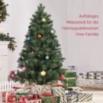 HOMCOM-Weihnachtsbaum-O90-x-180-cm-kunstliche-Tanne-realistisches-Nadelkleid-Grun-4