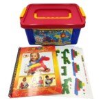 Junior konstravimo blokelių rinkinys, 424 detalės