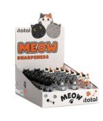 Kačiuko dizaino drožtukai su talpyklomis (24 vnt. stende)