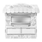 Kartoninis prekystalis spalvinimui