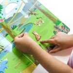 Kelioninis daugkartinių išgaubtų lipdukų rinkinys „Safaris“