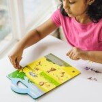 Kelioninis daugkartinių išgaubtų lipdukų rinkinys „Safaris“