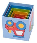 Kietojo kartono kaladėlės – bokštas