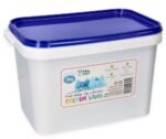 Kinetinio smėlio rinkinys kibirėlyje: žydras, 2 kg, su transporto priemonių formelėmis ir kastuvėliu