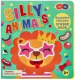 Knygelė su silikoniniais gyvūnėlių lipdukais