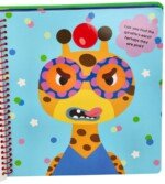 Knygelė su silikoniniais gyvūnėlių lipdukais