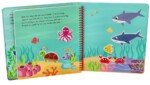 Knygelė su silikoniniais lipdukais: Jūros gyvūnai