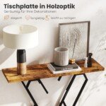 Konsolinis staliukas su dirbtinio marmuro stalviršiu ir metaliniu rėmu (Ruda)