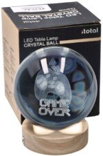 Krištolinė rutulinė lempa žaidėjams, 8 cm