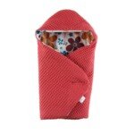 Lėlių patalynės vystyklas 32-38 cm, koralinis