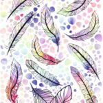 Lygintinių aplikacijų lapas Dėmelės ir Plunksnos