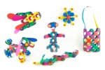Magnetinė dėlionė Rainbow Clixo, 42 elementai