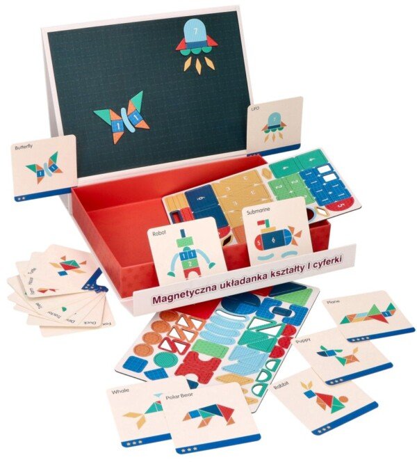 Magnetinė formų ir skaičių dėlionė