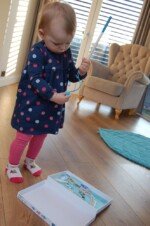 Magnetinis žaidimas „Pingvinas ant žuvų“