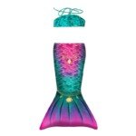 Maudymosi undinėlės uodega mergaitėms