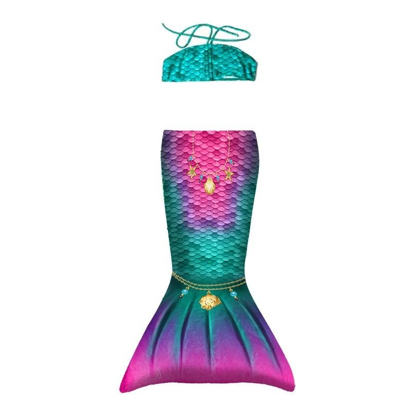 Maudymosi undinėlės uodega mergaitėms