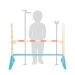 Medinė kliūtis hobi arklių treniruotėms