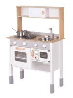 Medinė pilka virtuvėlė