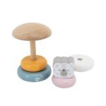 Medinė piramidės dėlionė