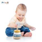 Medinė piramidės dėlionė