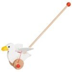 Medinė stumiama žuvėdra Jonas